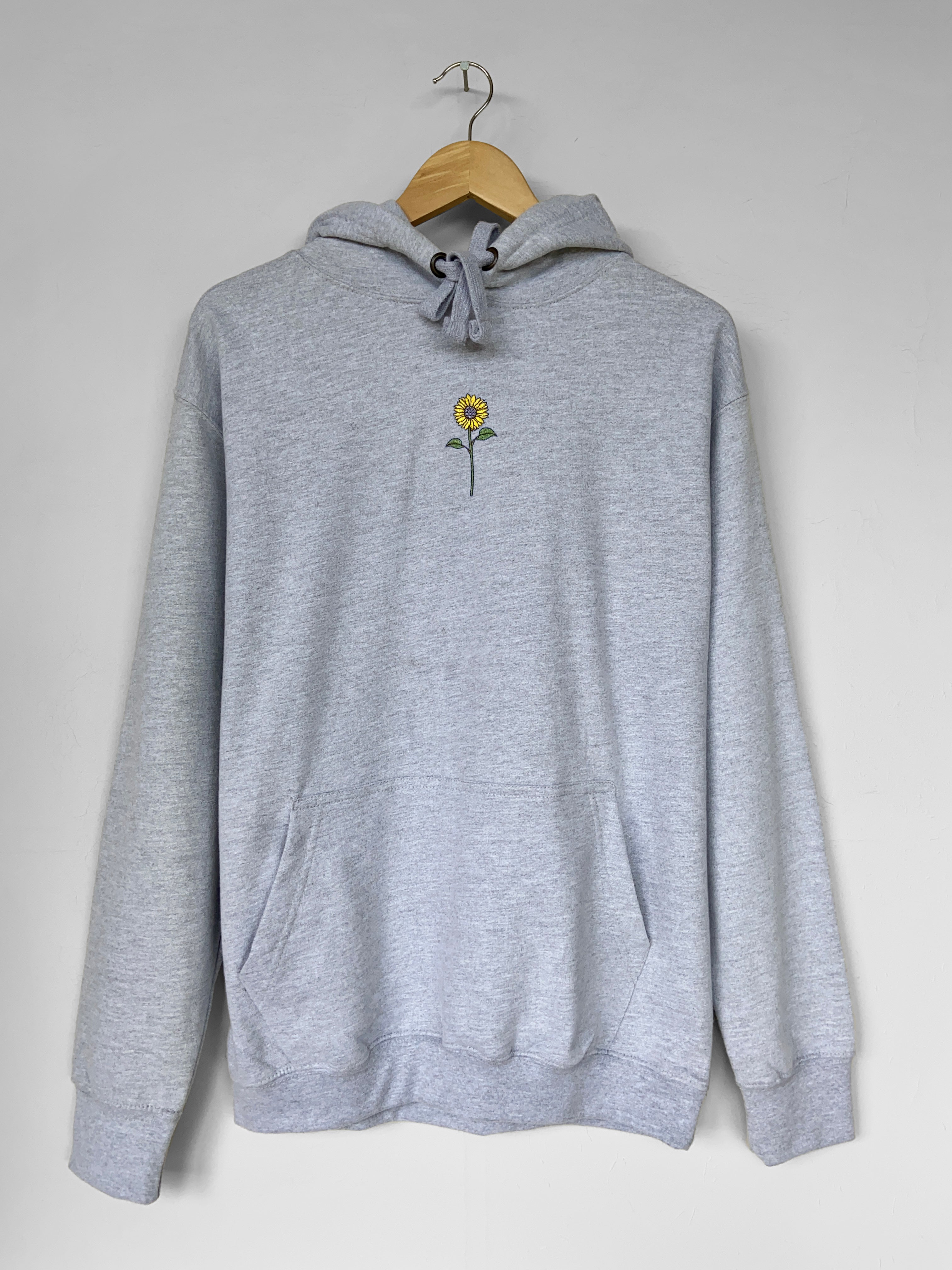 Sunflower embroidered hoodie online