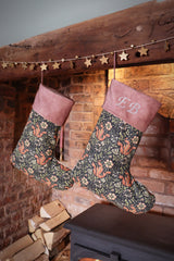 Floral William Morris Compton Christmas Stocking